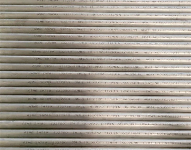 ASTM A789 UNS S32750 Duplex Seamless Heat Exchanger Tube