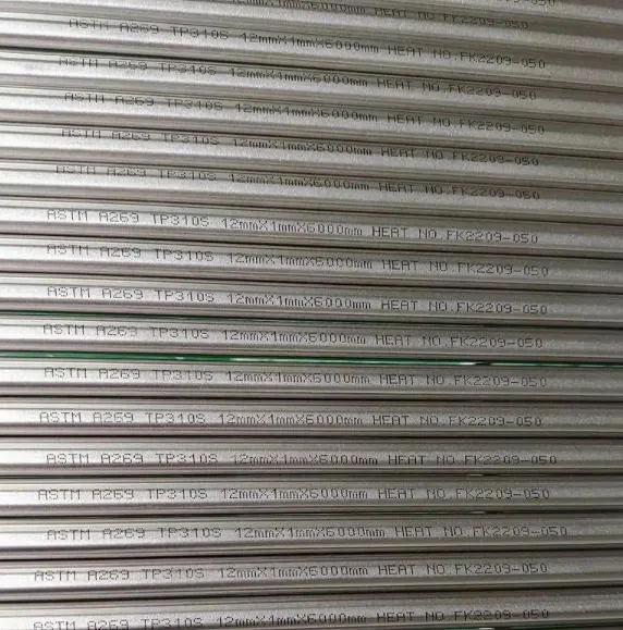 ASTM A269 TP310S Bright Annealed Stainless Steel Tube ASTM A269 TP310S Bright Annealed Stainless Steel Tube