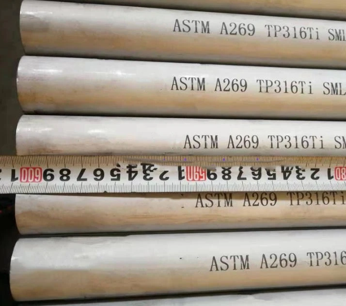 ASTM A269 TP316Ti Stainless Steel Round Pipe ASTM A269 TP316Ti Stainless Steel Round Pipe
