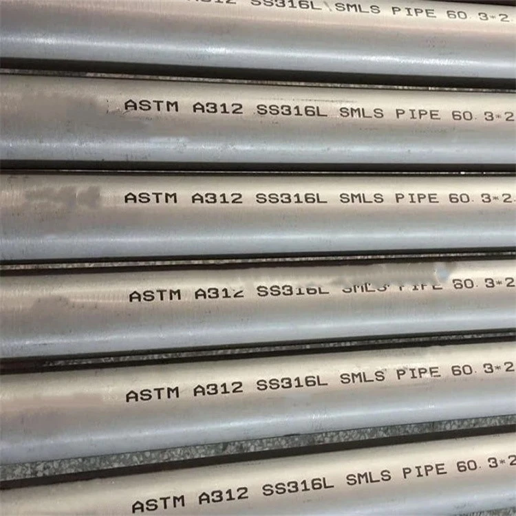 ASTM A312 TP316L Stainless Steel Round Pipe ASTM A312 TP316L Stainless Steel Round Pipe