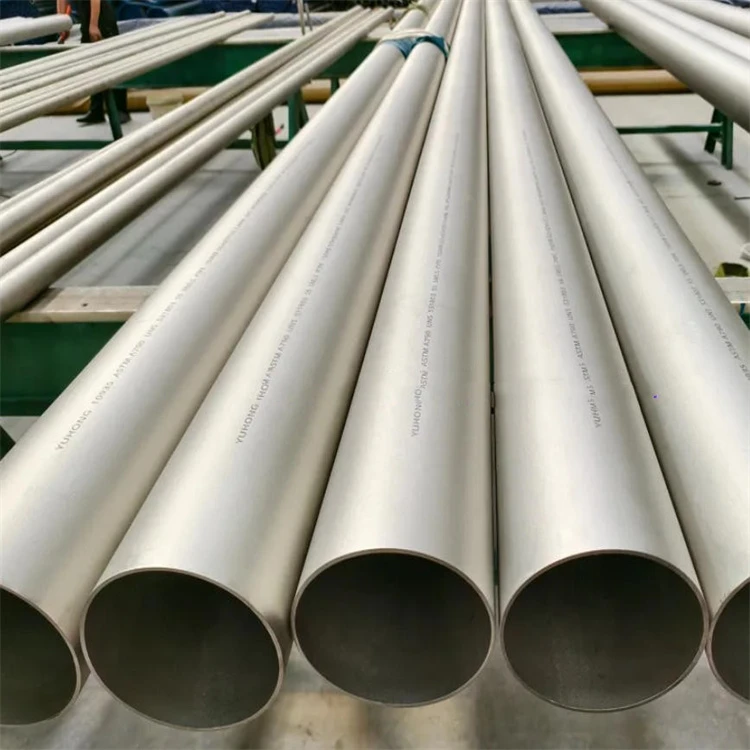 Large-diameter S32750 seamlesspipe ready for despatch Large-diameter S32750 seamlesspipe ready for despatch
