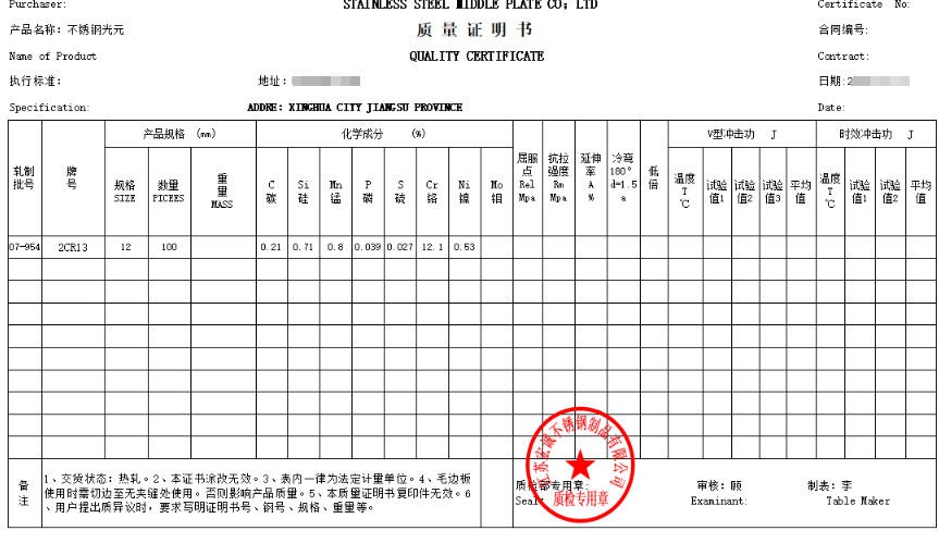 X20cr13 / 1.4021 stainless steel round bars X20cr13 / 1.4021 stainless steel round bars