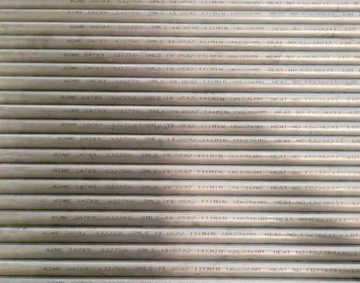 ASTM A789 UNS S32750 Duplex Seamless Heat Exchanger Tube ASTM A789 UNS S32750 Duplex Seamless Heat Exchanger Tube