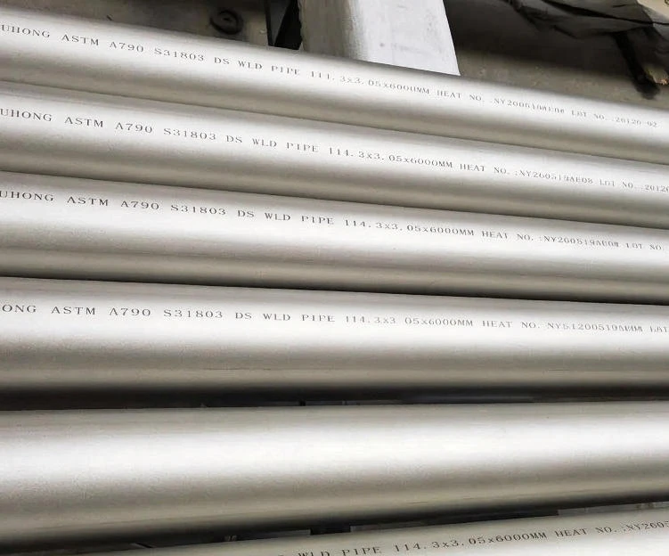 ASTM A790 UNS S31803 Duplex Welded Pipe for Water Treatment ASTM A790 UNS S31803 Duplex Welded Pipe for Water Treatment